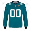 Jacksonville Jaguars Custom Name Number Teal Home Jersey Sweatshirt