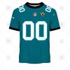 Jacksonville Jaguars Custom Name Number Teal Home Jersey T-Shirt