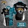 Jacksonville Jaguars Custom Name Special Half Tone Mascot Hawaiian Shirt