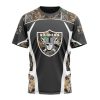 Las Vegas Raiders Custom Name Number Camo Hunting T-Shirt