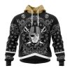 Las Vegas Raiders Custom Name Number Classic Style Pullover Hoodie