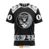 Las Vegas Raiders Custom Name Number Grateful Dead T-Shirt