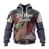 Las Vegas Raiders Custom Name Number Mandalorian And Baby Yoda Pullover Hoodie