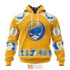 Los Angeles Chargers Custom Name Number Grateful Dead Pullover Hoodie