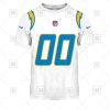 Los Angeles Chargers Custom Name Number White Road Jersey T-Shirt