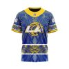 Los Angeles Rams Custom Name Number Native With Samoa Culture T-Shirt