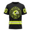 Los Angeles Rams Custom Name Number Special FireFighter Uniform T-Shirt