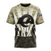 Los Angeles Rams Custom Name Number Veterans And Families T-Shirt