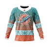 Miami Dolphins Custom Name Number Native With Samoa Culture Sweatshirt