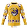 Minnesota Vikings Custom Name Number Grateful Dead Sweatshirt