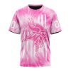 Minnesota Vikings Custom Name Number Pink Tie-Dye T-Shirt