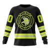 Minnesota Vikings Custom Name Number Special FireFighter Uniform Sweatshirt