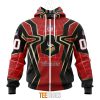 Minnesota Vikings Custom Name Number Spider Man Zip Up Hoodie