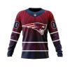 New England Patriots Custom Name Number Native With Samoa Culture Sweatshirt