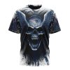 New England Patriots Custom Name Number Special Kits With Skull T-Shirt