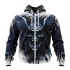 New England Patriots Custom Name Number Special Kits With Skull Zip Up Hoodie