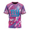 New York Giants Breast Cancer T-Shirt