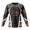 New York Giants Custom Name Number Camo Hunting Sweatshirt