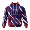 New York Giants Custom Name Number MotoCross Concept Pullover Hoodie
