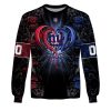New York Giants Custom Name Number Rose Dragon Sweatshirt