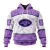 New York Jets Custom Name Number Fight Cancer Pullover Hoodie
