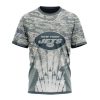 New York Jets Custom Name Number Honor US Air Force Veterans T-Shirt