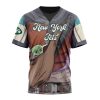 New York Jets Custom Name Number Mandalorian And Baby Yoda T-Shirt