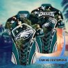 Philadelphia Eagles Custom Name Flower Summer Tropical Hawaiian Shirt