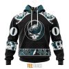 Philadelphia Eagles Custom Name Number Grateful Dead Pullover Hoodie