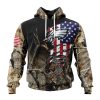 Philadelphia Eagles Custom Name Number Special Camo Realtree Pullover Hoodie