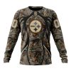 Pittsburgh Steelers Custom Name Number Special Hunting Camo Sweatshirt