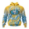 San Francisco 49ers Childhood Cancers Pullover Hoodie