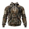 San Francisco 49ers Custom Name Number Special Hunting Camo Pullover Hoodie