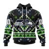 Seattle Seahawks Custom Name Number Native Concepts Zip Up Hoodie