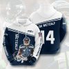 Seattle Seahawks DK Metcalf Navy White Pullover Hoodie