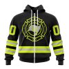 Tampa Bay Buccaneers Custom Name Number Special FireFighter Uniform Zip Up Hoodie
