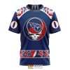 Tennessee Titans Custom Name Number Grateful Dead T-Shirt