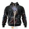 Tennessee Titans Halloween Horror Skull Zip Up Hoodie