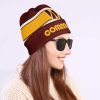 Washington Commanders Burgundy Gold Beanie