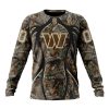 Washington Commanders Custom Name Number Special Hunting Camo Sweatshirt