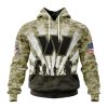 Washington Commanders Custom Name Number Veterans And Families Pullover Hoodie