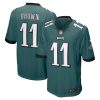 Philadelphia Eagles A.J. Brown Nike Midnight Green NFL Game Jersey