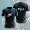 Philadelphia Eagles Black Blue T-Shirt