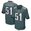 Philadelphia Eagles Cam Jurgens Nike Midnight Green NFL Game Jersey