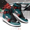 Philadelphia Eagles Christmas Air Jordan 1 High Sneakers