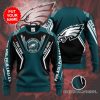 Philadelphia Eagles Custom Name Green Black Sweater