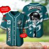 Philadelphia Eagles Custom Name Helmet Baseball Jersey
