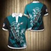 Philadelphia Eagles Green Black Polo Shirt