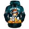 Philadelphia Eagles Green DNA Baby Groot Zip Up Hoodie