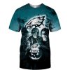 Philadelphia Eagles Halloween Horror Night T-Shirt
